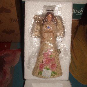 Jim Shore September Angel Birthstone figurine MIB